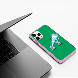 Чехол iPhone 11 Pro матовый Неугомонный Сквиртл, цвет: 3D-розовый — фото 2