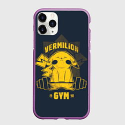 Чехол iPhone 11 Pro матовый Vermilion gym, цвет: 3D-фиолетовый