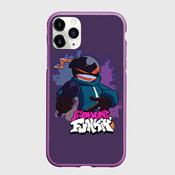 Чехол iPhone 11 Pro матовый Friday Night Funkin УИТТИ, цвет: 3D-фиолетовый
