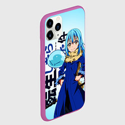Чехол iPhone 11 Pro матовый Римуру Темпест, TenSura, цвет: 3D-фиолетовый — фото 2