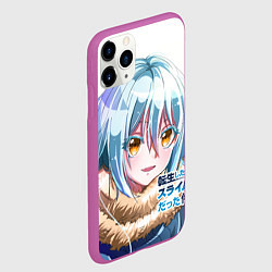 Чехол iPhone 11 Pro матовый Римуру, О моём перерождении, цвет: 3D-фиолетовый — фото 2