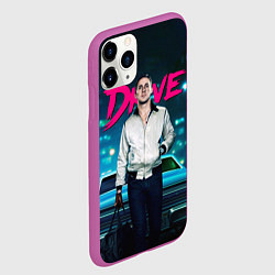 Чехол iPhone 11 Pro матовый Райан Гослинг Драйв, цвет: 3D-фиолетовый — фото 2