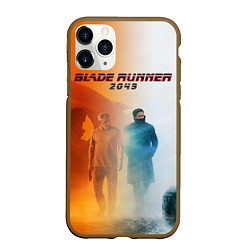 Чехол iPhone 11 Pro матовый Рик Декард и Кей BR2049, цвет: 3D-коричневый