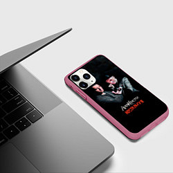 Чехол iPhone 11 Pro матовый Агата Кристи НОСТАЛЬГИЯ, цвет: 3D-малиновый — фото 2