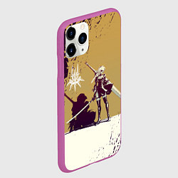 Чехол iPhone 11 Pro матовый Yorha 2B Nier Automata Z, цвет: 3D-фиолетовый — фото 2