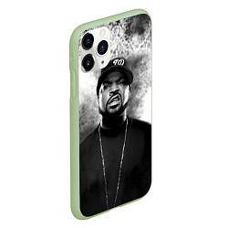 Чехол iPhone 11 Pro матовый Ice Cube Айс Куб Z, цвет: 3D-салатовый — фото 2