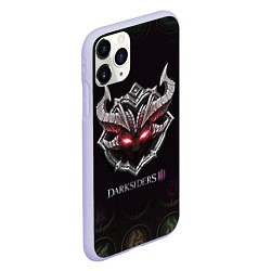 Чехол iPhone 11 Pro матовый Руны Darksiders 3 Z, цвет: 3D-светло-сиреневый — фото 2