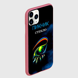 Чехол iPhone 11 Pro матовый Пикник СТЕКЛО, цвет: 3D-малиновый — фото 2
