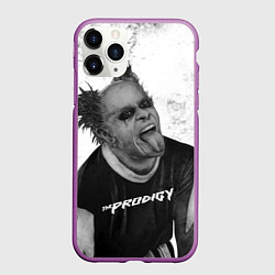 Чехол iPhone 11 Pro матовый THE PRODIGY ПРОДИДЖИ Z, цвет: 3D-фиолетовый