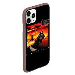 Чехол iPhone 11 Pro матовый Ария АРМАГЕДДОН, цвет: 3D-коричневый — фото 2