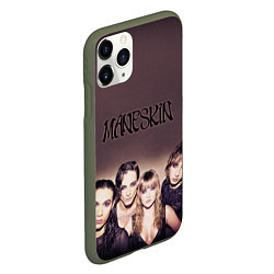 Чехол iPhone 11 Pro матовый Maneskin, цвет: 3D-темно-зеленый — фото 2