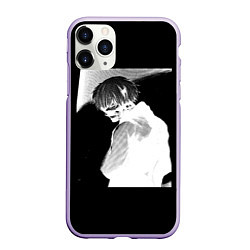 Чехол iPhone 11 Pro матовый Dead Inside TOKYO GHOUL, цвет: 3D-светло-сиреневый