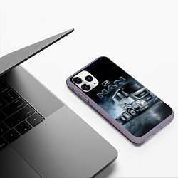 Чехол iPhone 11 Pro матовый Man фура, цвет: 3D-серый — фото 2