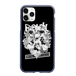 Чехол iPhone 11 Pro матовый Baby Metal Negative, цвет: 3D-серый