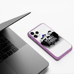 Чехол iPhone 11 Pro матовый Мумий Тролль Mumiy Troll, цвет: 3D-фиолетовый — фото 2