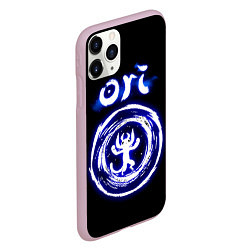 Чехол iPhone 11 Pro матовый Ori, дух-хранитель леса, цвет: 3D-розовый — фото 2