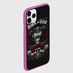 Чехол iPhone 11 Pro матовый Старичок Лемми, цвет: 3D-фиолетовый — фото 2