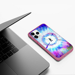 Чехол iPhone 11 Pro матовый Mob psycho 100 Моб Психо 100 Z, цвет: 3D-малиновый — фото 2