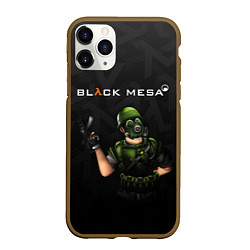 Чехол iPhone 11 Pro матовый Капрал Адриан Opposing Force Z, цвет: 3D-коричневый