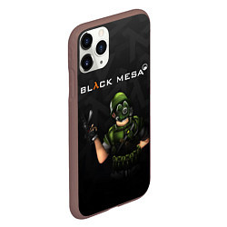 Чехол iPhone 11 Pro матовый Капрал Адриан Opposing Force Z, цвет: 3D-коричневый — фото 2