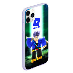 Чехол iPhone 11 Pro матовый DRAGONBALL ROBLOX РОБЛОКС Z, цвет: 3D-светло-сиреневый — фото 2