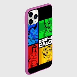 Чехол iPhone 11 Pro матовый Ковбой Бибоп, цвет: 3D-фиолетовый — фото 2