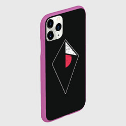 Чехол iPhone 11 Pro матовый Атлас, цвет: 3D-фиолетовый — фото 2