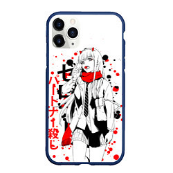 Чехол iPhone 11 Pro матовый Darling in the Franxx 02