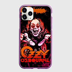 Чехол iPhone 11 Pro матовый Ozzy Osbourne, цвет: 3D-фиолетовый