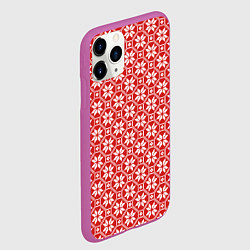 Чехол iPhone 11 Pro матовый Алатырь, цвет: 3D-фиолетовый — фото 2