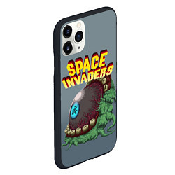 Чехол iPhone 11 Pro матовый Boss Space Invaders Old game Z, цвет: 3D-черный — фото 2