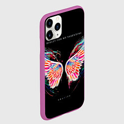 Чехол iPhone 11 Pro матовый Gravity - Bullet For My Valentine, цвет: 3D-фиолетовый — фото 2
