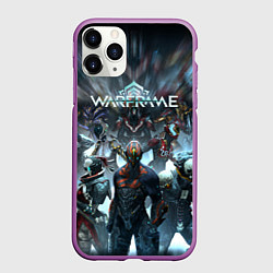 Чехол iPhone 11 Pro матовый WARFRAME ВАРФРЕЙМ Z, цвет: 3D-фиолетовый