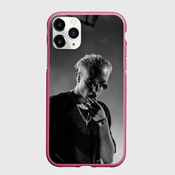 Чехол iPhone 11 Pro матовый T-Fest на концерте, цвет: 3D-малиновый