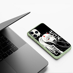 Чехол iPhone 11 Pro матовый Zero Two, Darling in the Franx, цвет: 3D-салатовый — фото 2