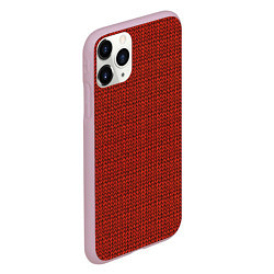 Чехол iPhone 11 Pro матовый Красная вязь, цвет: 3D-розовый — фото 2