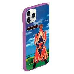 Чехол iPhone 11 Pro матовый Earthling - David Bowie, цвет: 3D-фиолетовый — фото 2