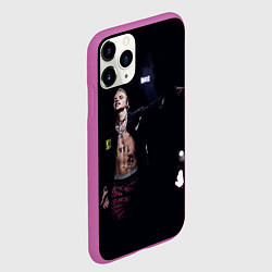 Чехол iPhone 11 Pro матовый Фараон на концерте, цвет: 3D-фиолетовый — фото 2