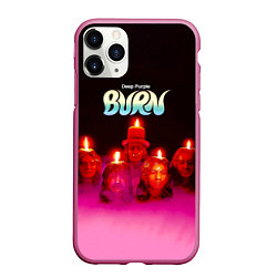 Чехол iPhone 11 Pro матовый Deep Purple - Burn, цвет: 3D-малиновый