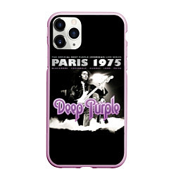 Чехол iPhone 11 Pro матовый Deep Purple - Paris 1975, цвет: 3D-розовый