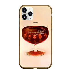 Чехол iPhone 11 Pro матовый Come Taste the Band - Deep Purple, цвет: 3D-коричневый