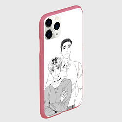 Чехол iPhone 11 Pro матовый Bj MD и Чан У, цвет: 3D-малиновый — фото 2