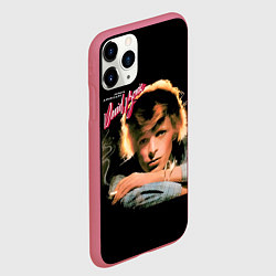 Чехол iPhone 11 Pro матовый Young Americans - David Bowie, цвет: 3D-малиновый — фото 2