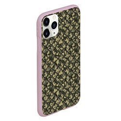 Чехол iPhone 11 Pro матовый Рыбак, цвет: 3D-розовый — фото 2