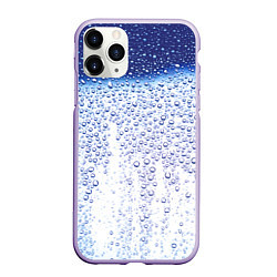 Чехол iPhone 11 Pro матовый После дождя, цвет: 3D-светло-сиреневый