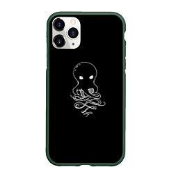 Чехол iPhone 11 Pro матовый Small Octopus