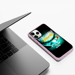 Чехол iPhone 11 Pro матовый The Sickness - Disturbed, цвет: 3D-розовый — фото 2