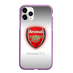 Чехол iPhone 11 Pro матовый F C Arsenal, цвет: 3D-фиолетовый