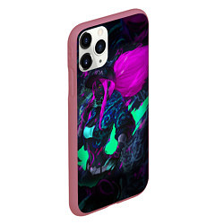 Чехол iPhone 11 Pro матовый KDA AKALI NEON АКАЛИ НЕОН LEAGUE OF LEGENDS, цвет: 3D-малиновый — фото 2