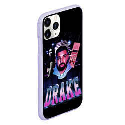 Чехол iPhone 11 Pro матовый ДРЕЙК ГРЭМ, цвет: 3D-светло-сиреневый — фото 2